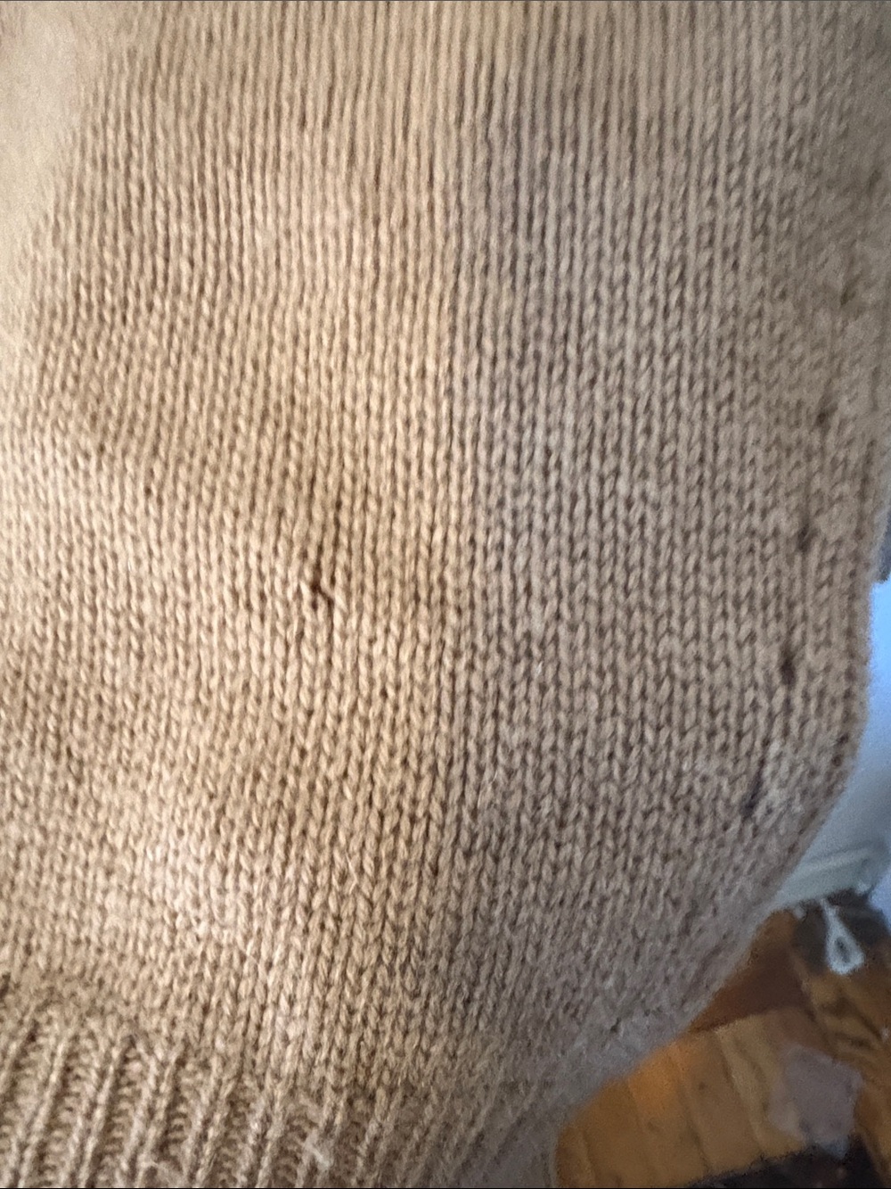 Read description-Burberry Women’s Beige Crewneck Knit Sweater - Picture 9 of 11